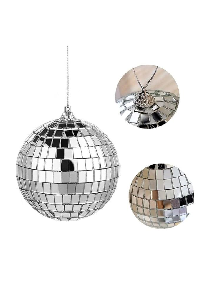 Astaş Disko Topu 15 Cm Gümüs