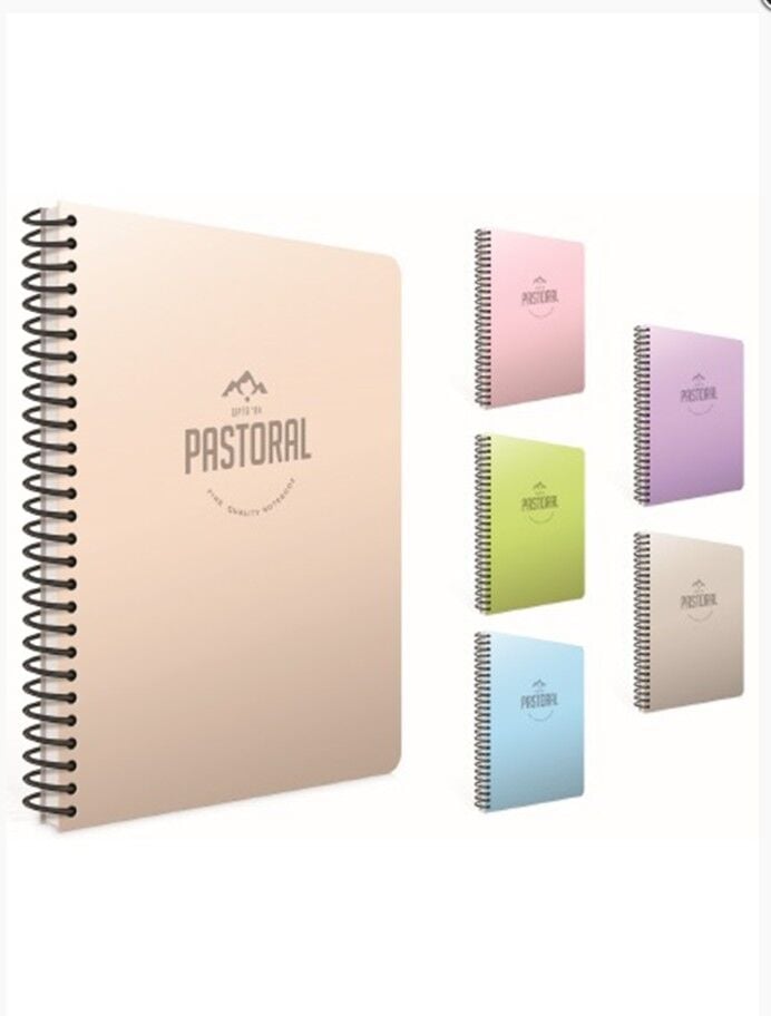 Gıpta Pastoral Spiralli Pp Kapak Defter A4 200 Yp Kareli