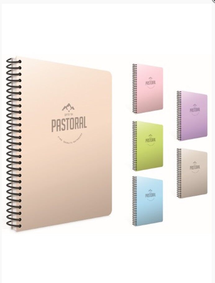 Gıpta Pastoral Spiralli Pp Kapak Defter A4 200 Yp Kareli