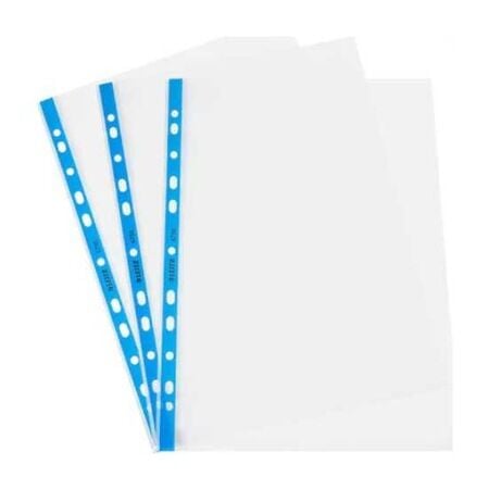 Leitz Poşet Dosya Kristal 90 Mik.Mavi(100 Adet)