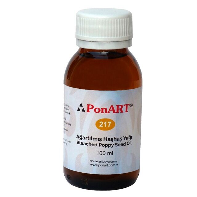 PonART Ağartılmış Haşhaş Yağı 100 Ml