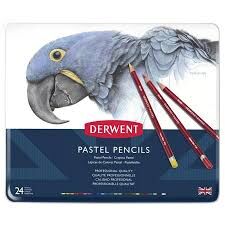 Derwent Pastel Pencil 24 Lü Set Metal Kutu