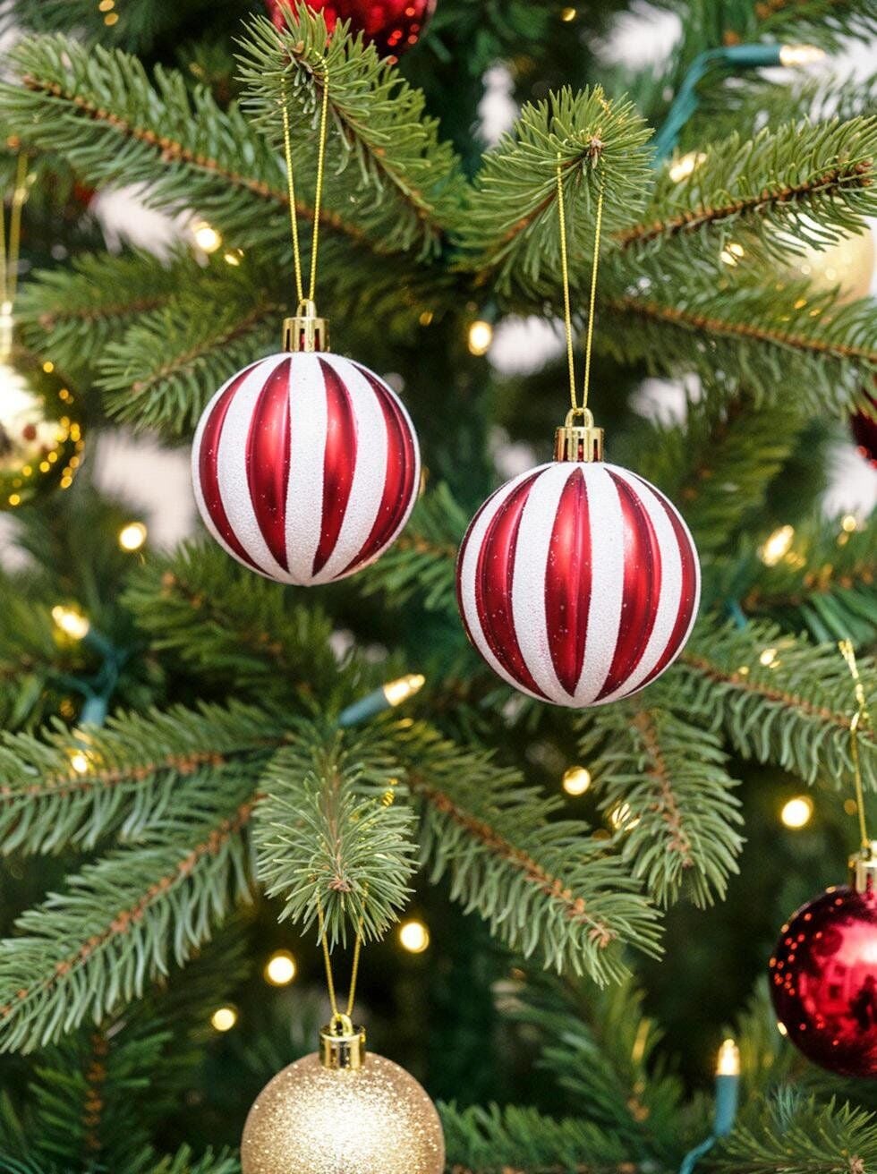 Astaş Kirmizi Beyaz Dilimli Top 6 Cm 2 Li