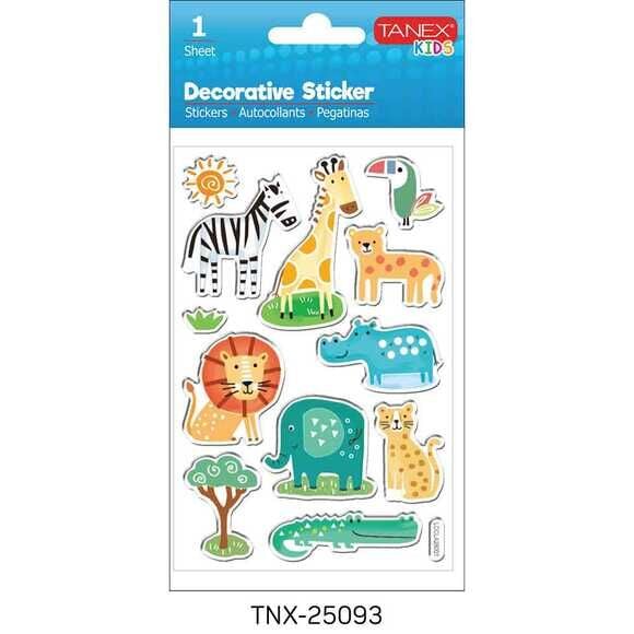 Tanex Tnx-25093 Orman Hayvanları-1 Serisi Etiket