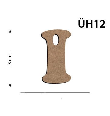 Okutan Ahşap 3 Cm İ Harfi