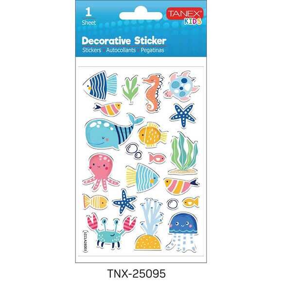 Tanex Tnx-25095 Deniz Canlıları Serisi Etiket