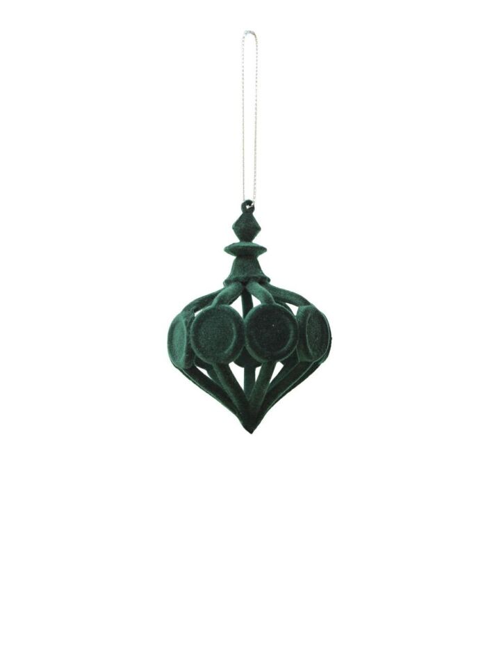 Astaş Kadife Sarkit Süs Yesil 10 Cm