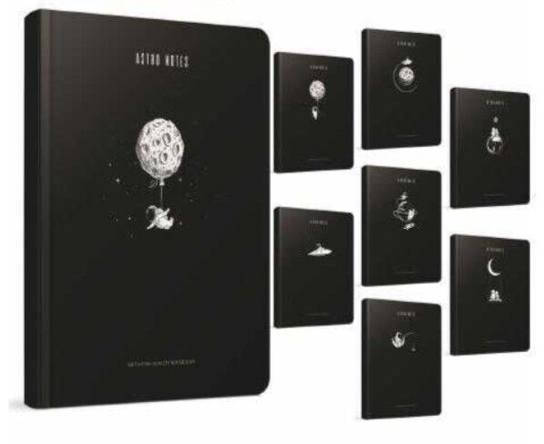 Gıpta Astro Notes İp Dikiş Sert Kapak Defter A7 120 Yaprak Çizgili