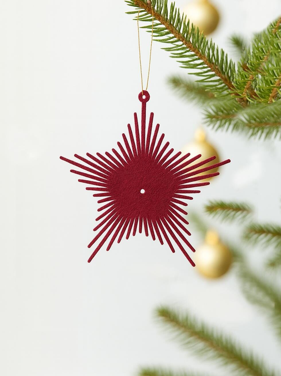 Astaş Kadife Yildiz Süs Bordo 12 Cm