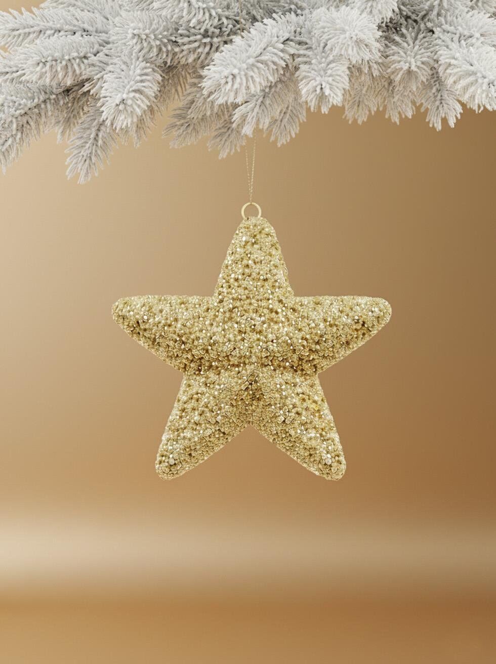 Astaş Simli Altin Yildiz 15 Cm