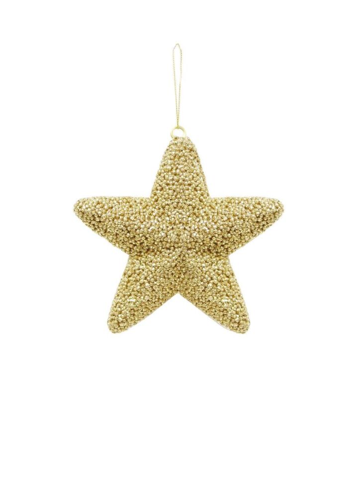 Astaş Simli Altin Yildiz 15 Cm