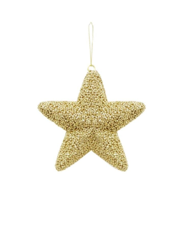 Astaş Simli Altin Yildiz 15 Cm