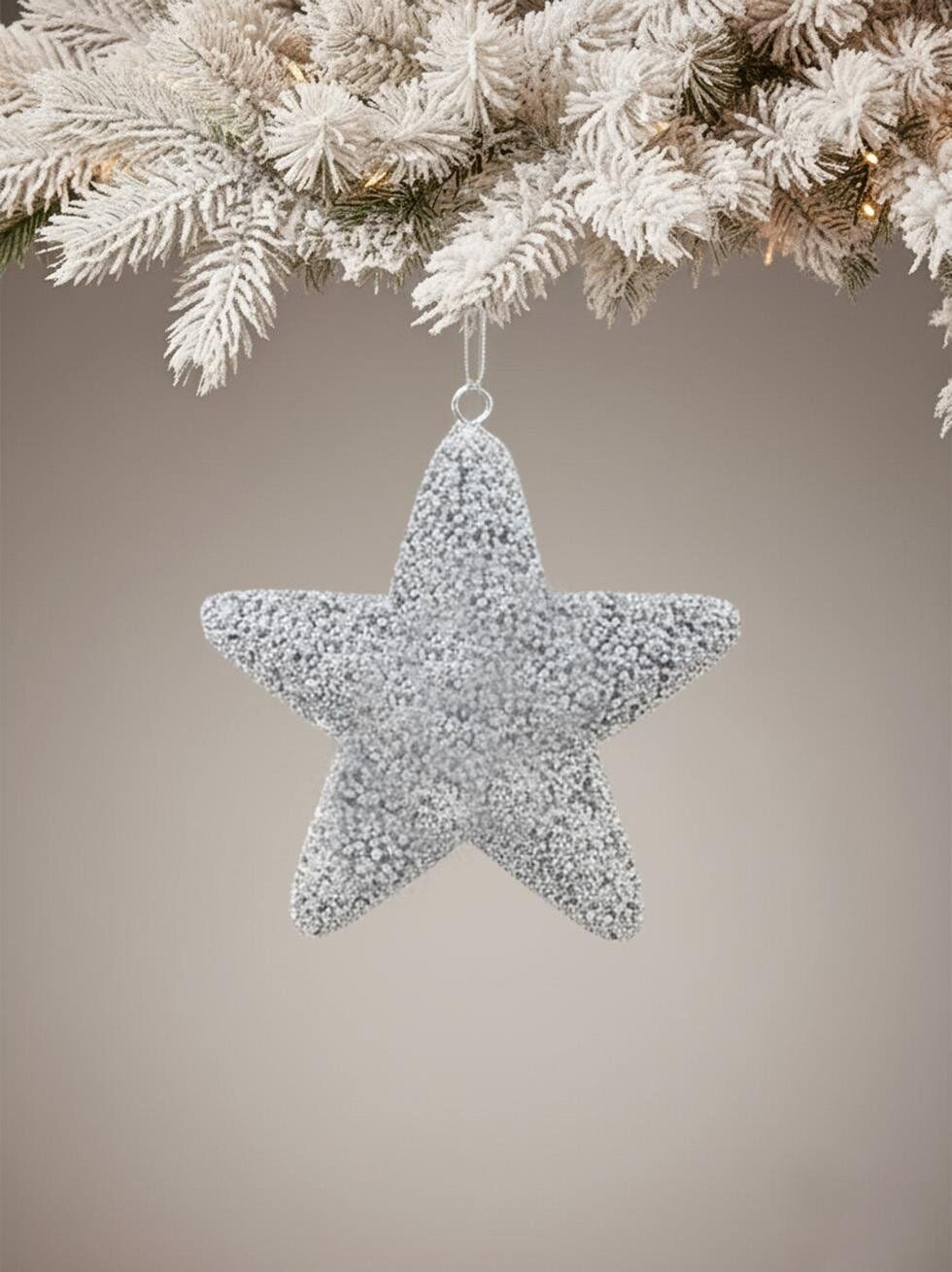 Astaş Simli Gümüs Yildiz 15 Cm