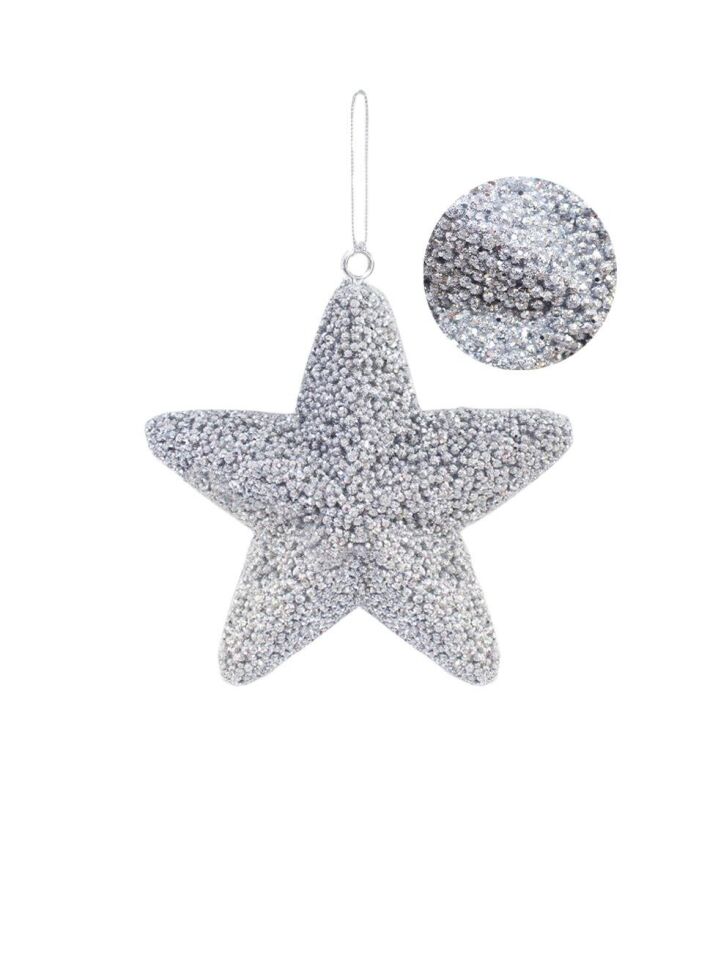 Astaş Simli Gümüs Yildiz 15 Cm