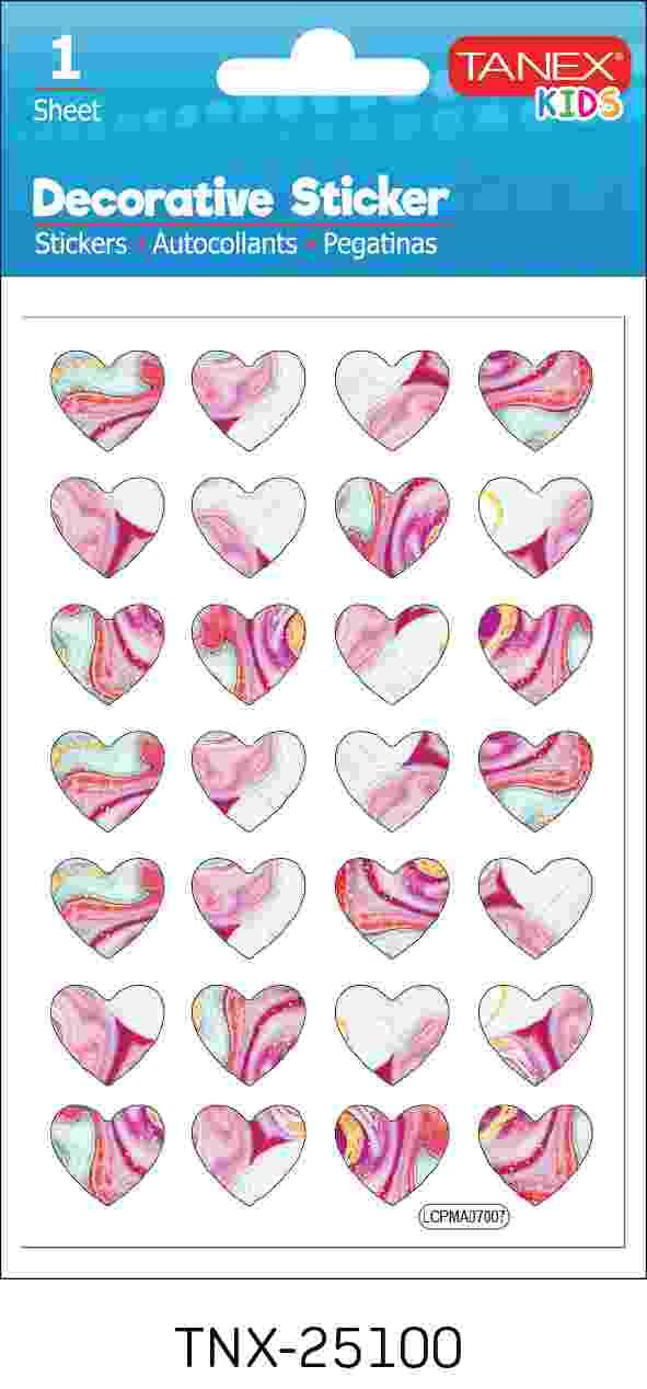 Tanex Tnx-25100 Kalp Serisi Etiket