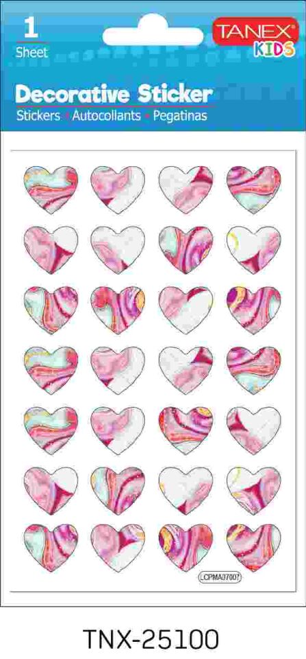 Tanex Tnx-25100 Kalp Serisi Etiket