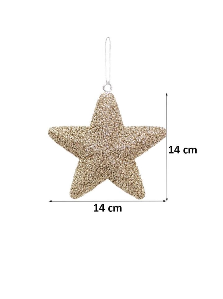 Astaş Simli Sampanya Yildiz 15 Cm