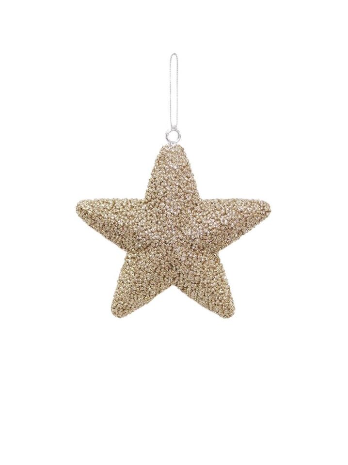 Astaş Simli Sampanya Yildiz 15 Cm