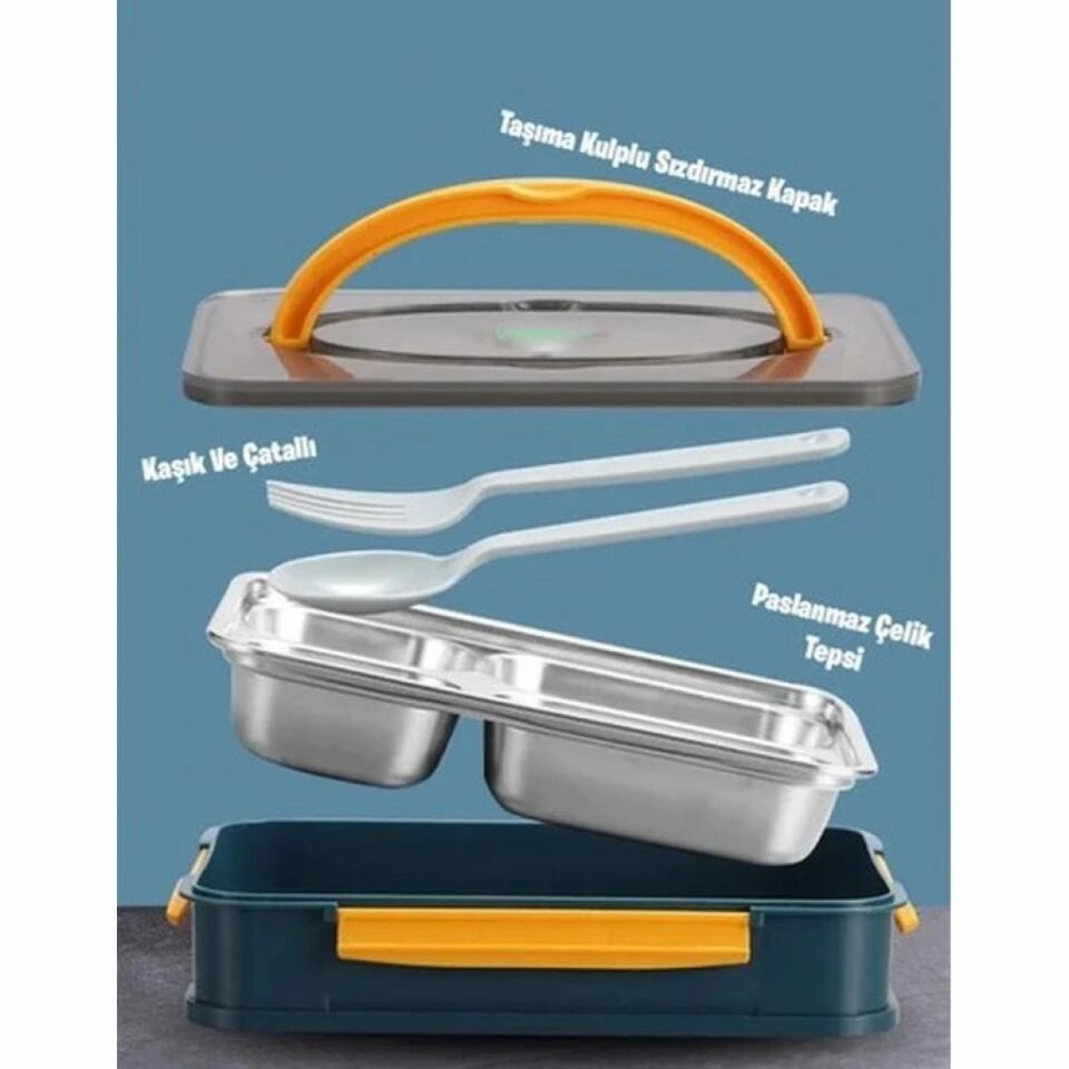 Vagonlife Lunch Box Çelik Blue