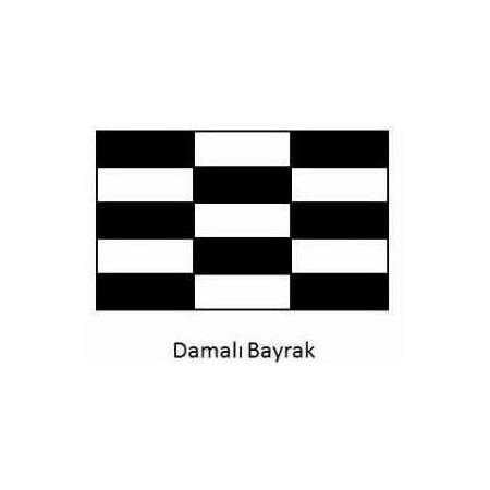 Buket 70x105 Cm Damalı Cankurtaran Bayrağı