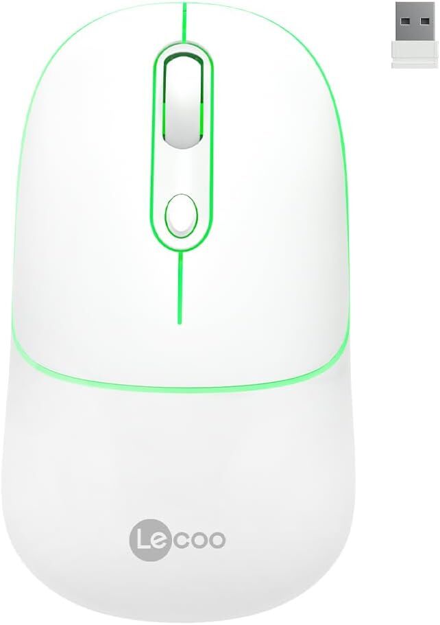 Lecoo Ws210 Beyaz Usb Kablosuz Bluetooth Mouse 2.4