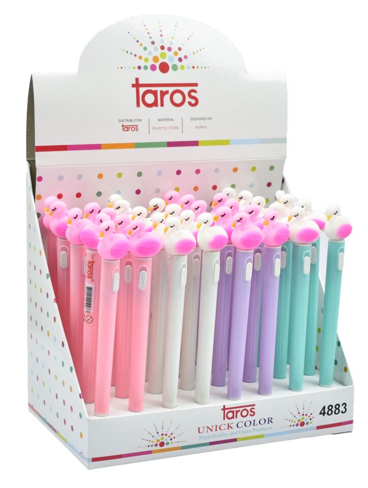 Taros Unick Color Flamingo Işıklı Jel Kalem