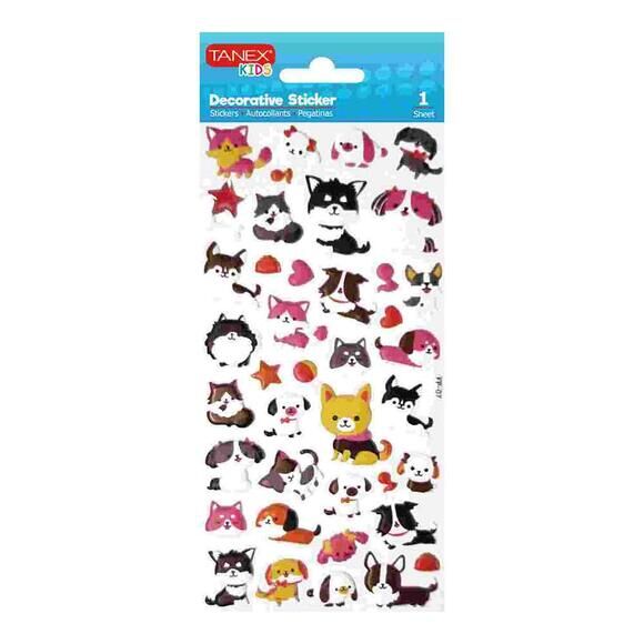 Tanex Tnx-25113 Sempatik Kediler Puffy Etiket