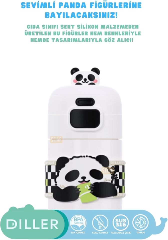 Diller 480 Ml Paslanmaz Çelik Termos