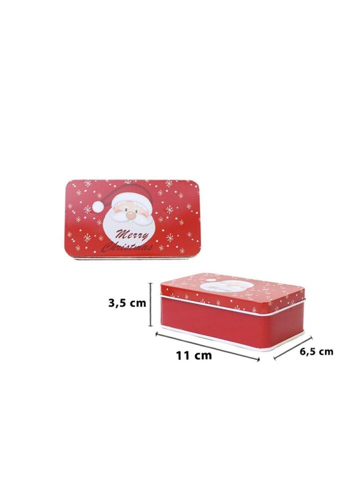 Astaş Yilbasi Desenli Dikdörtgen Hediye Kutusu