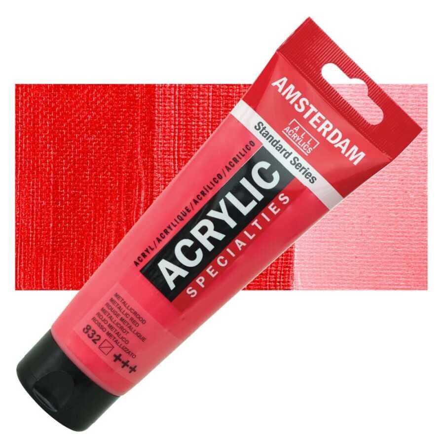Amsterdam Akrilik Boya 120 Ml Metalik Red
