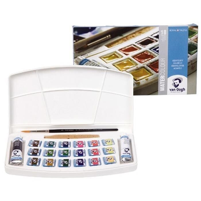 Van Gogh Sulu Boya Tablet Set 18+2 10 Ml Tüp Plastik Kutu