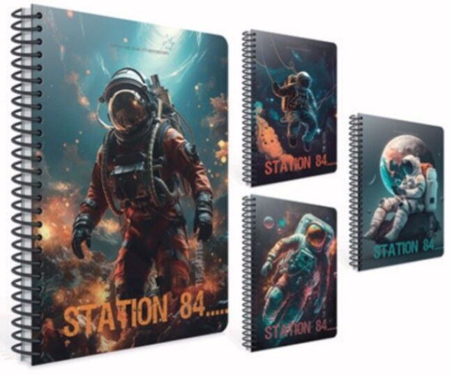 Gıpta Station Spiralli Karton Kapak Defter A4 60 Kareli