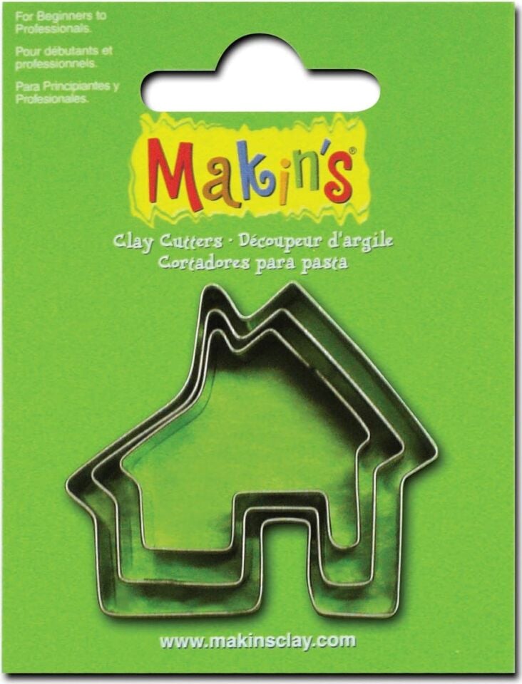 Makins Clay Kesme Kalıbı Ev
