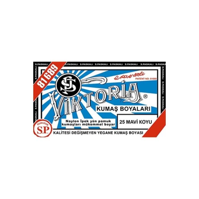 Viktoria Kumaş Boyası 25 Koyu Mavi 10 Gr