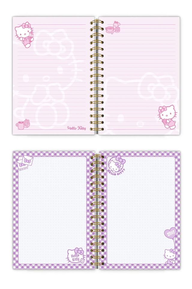 Victorias Journals Hello Kitty Gizli Spiralli Planlayıcı Journal 16,5x23,5