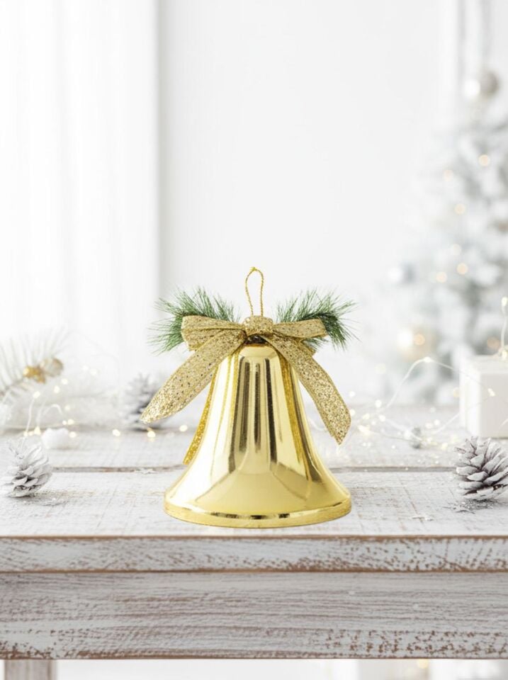 Astaş Plastik Dekoratif Çan Altin 22 Cm