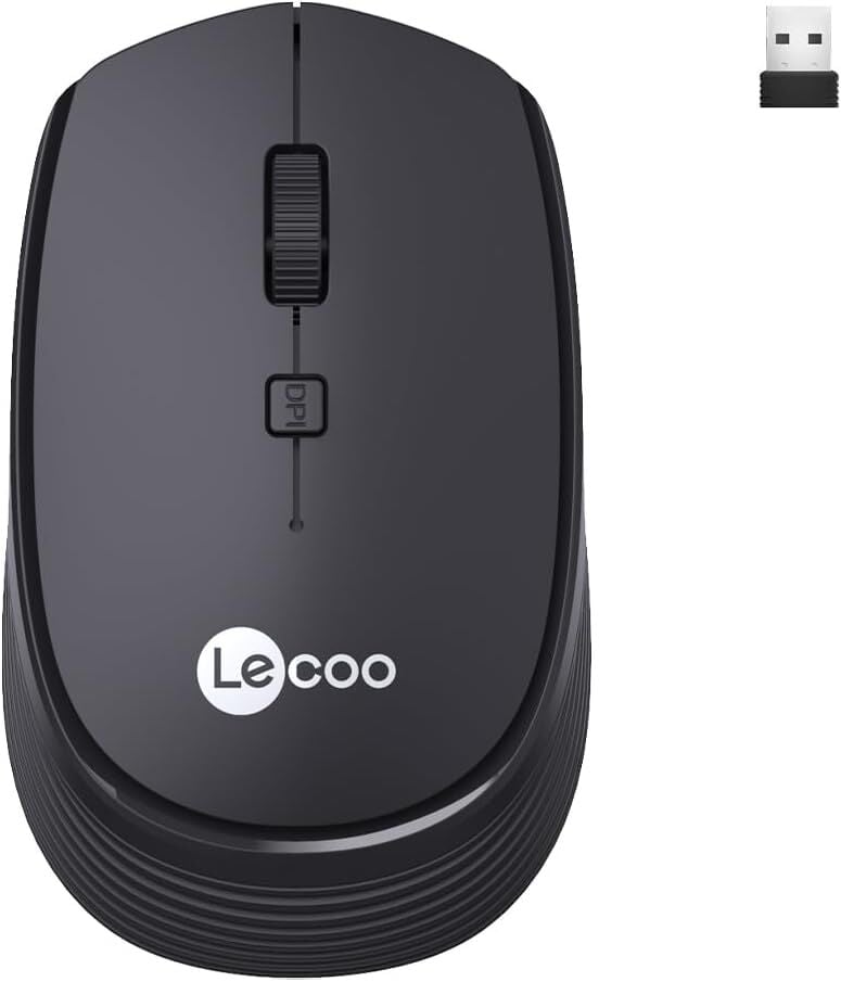 Lecoo Ws202 Siyah Usb Kablosuz Mouse