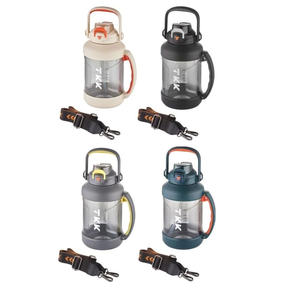 Vagonlife Tkk 2000 Ml Boyun Askılı Tritan Su Matarası