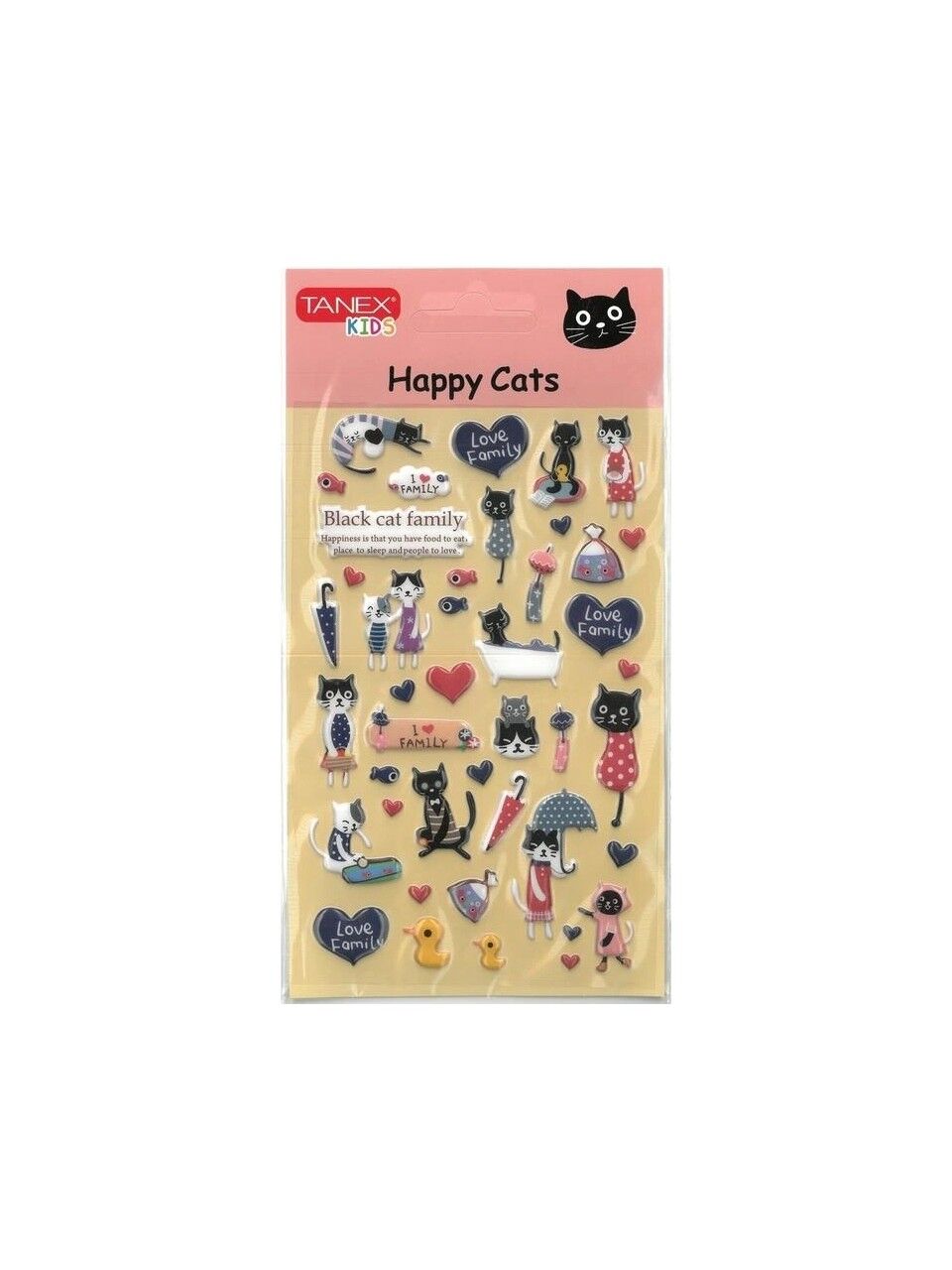 Tanex Tnx-25143 Sempatik Kedi-3 Serisi Etiketi