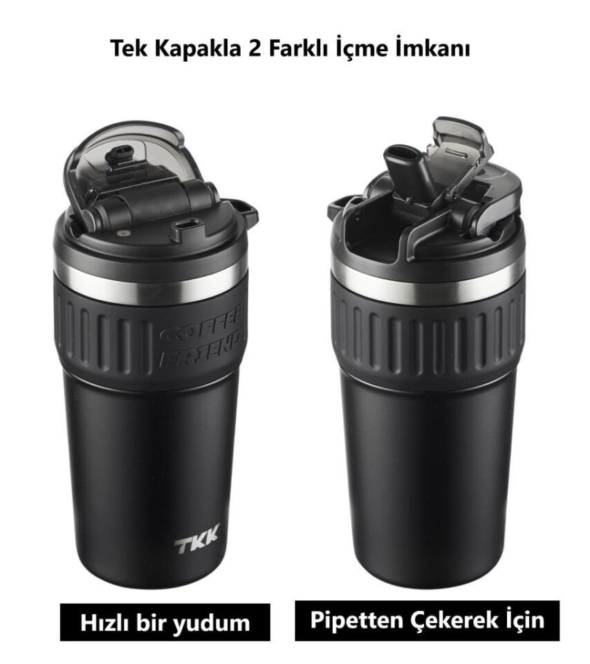 Vagonlife Çelik Matara Black 630 Ml