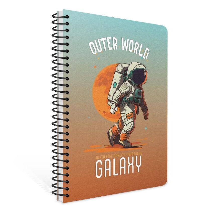 Gıpta Galaxy Spiralli Pp Kapak Defter A4 80 Yaprak Çizgili
