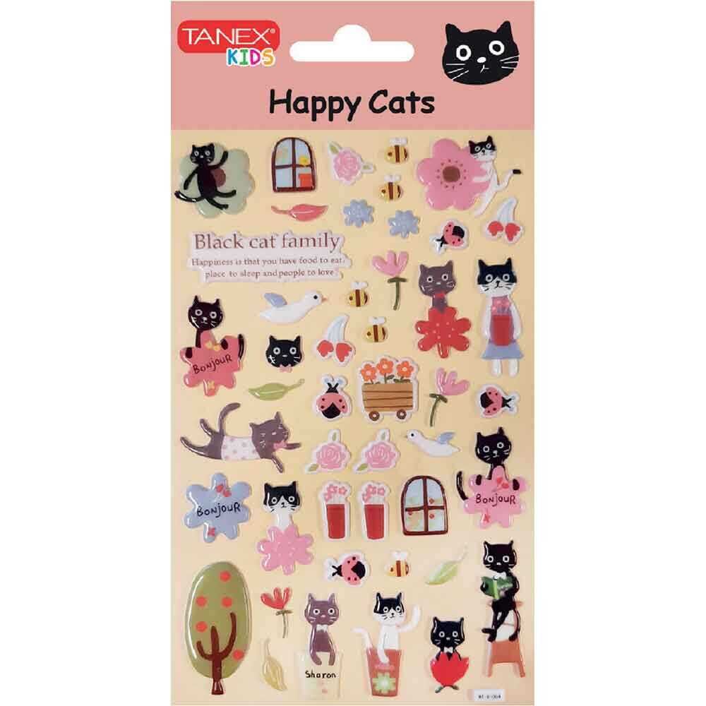 Tanex Tnx-25144 Sempatik Kedi-4 Serisi Etiket