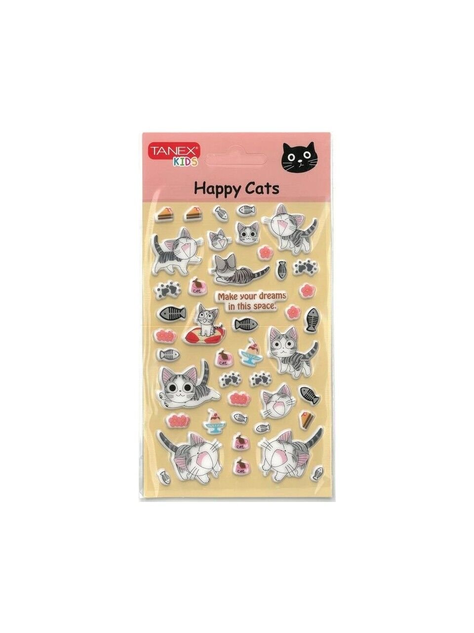 Tanex Tnx-25145 Sempatik Kedi-5 Serisi Etiketi