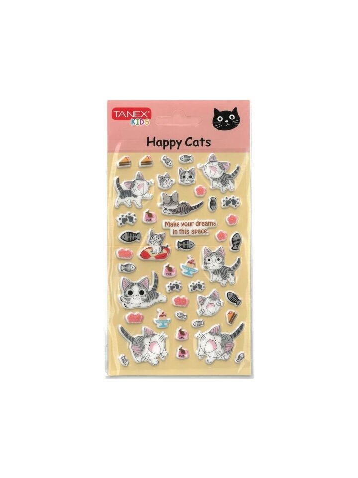 Tanex Tnx-25145 Sempatik Kedi-5 Serisi Etiketi