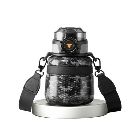Vagonlife Çelik Termos Matara Black 600 Ml