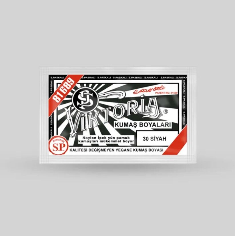 Viktoria Kumaş Boyası 30 Siyah 13 Gr