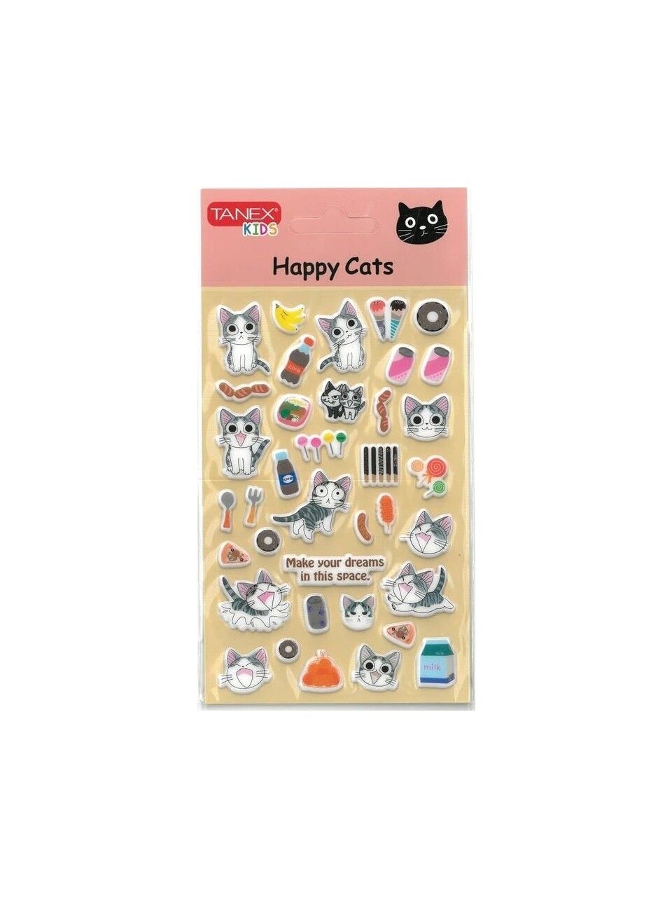 Tanex Tnx-25146 Sempatik Kedi-6 Serisi Etiketi