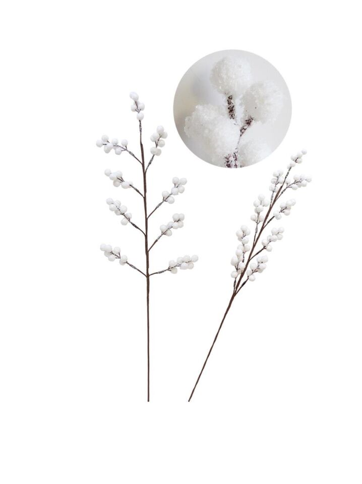 Astaş Beyaz Berry Dal 70 Cm