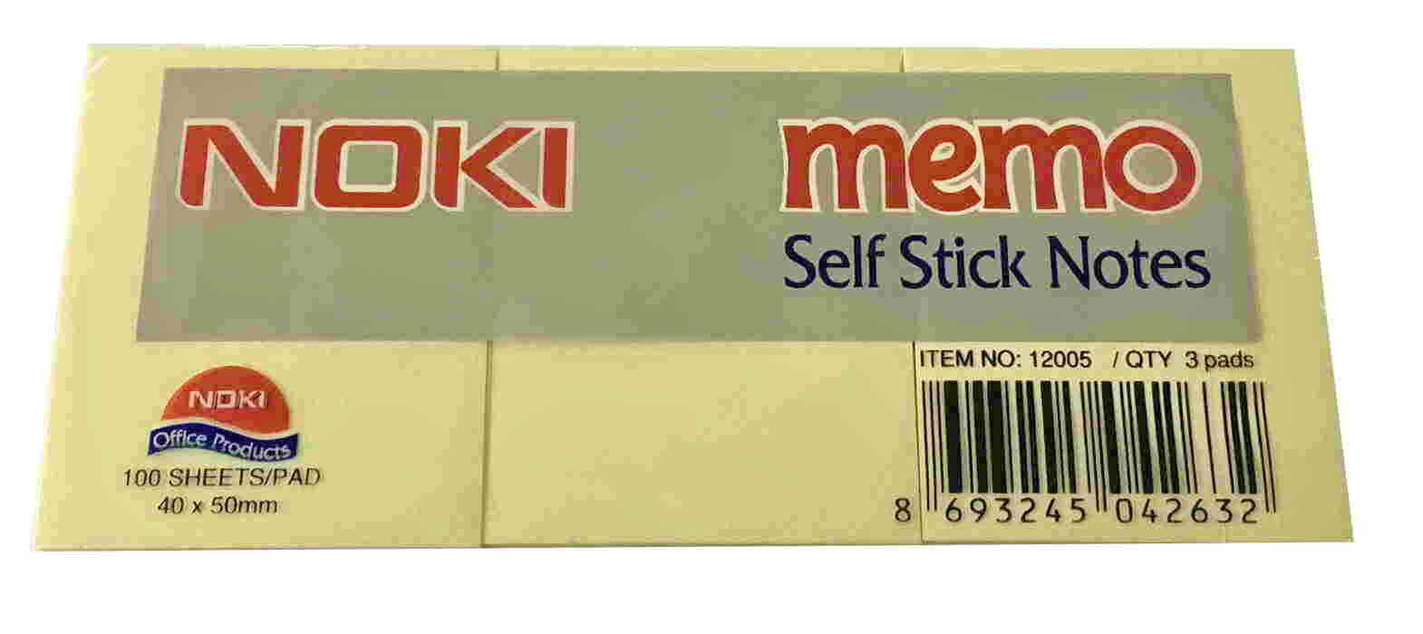Noki Memo 40x50 No:12005 3'Lü