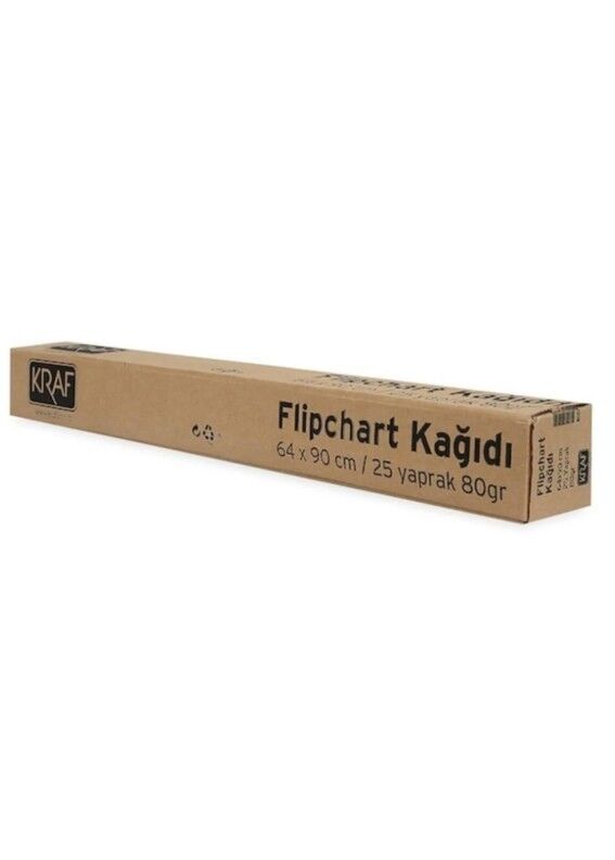 Kraf Flipchart Kağıdı Rulo 64x90 Cm 25 Yp 703G